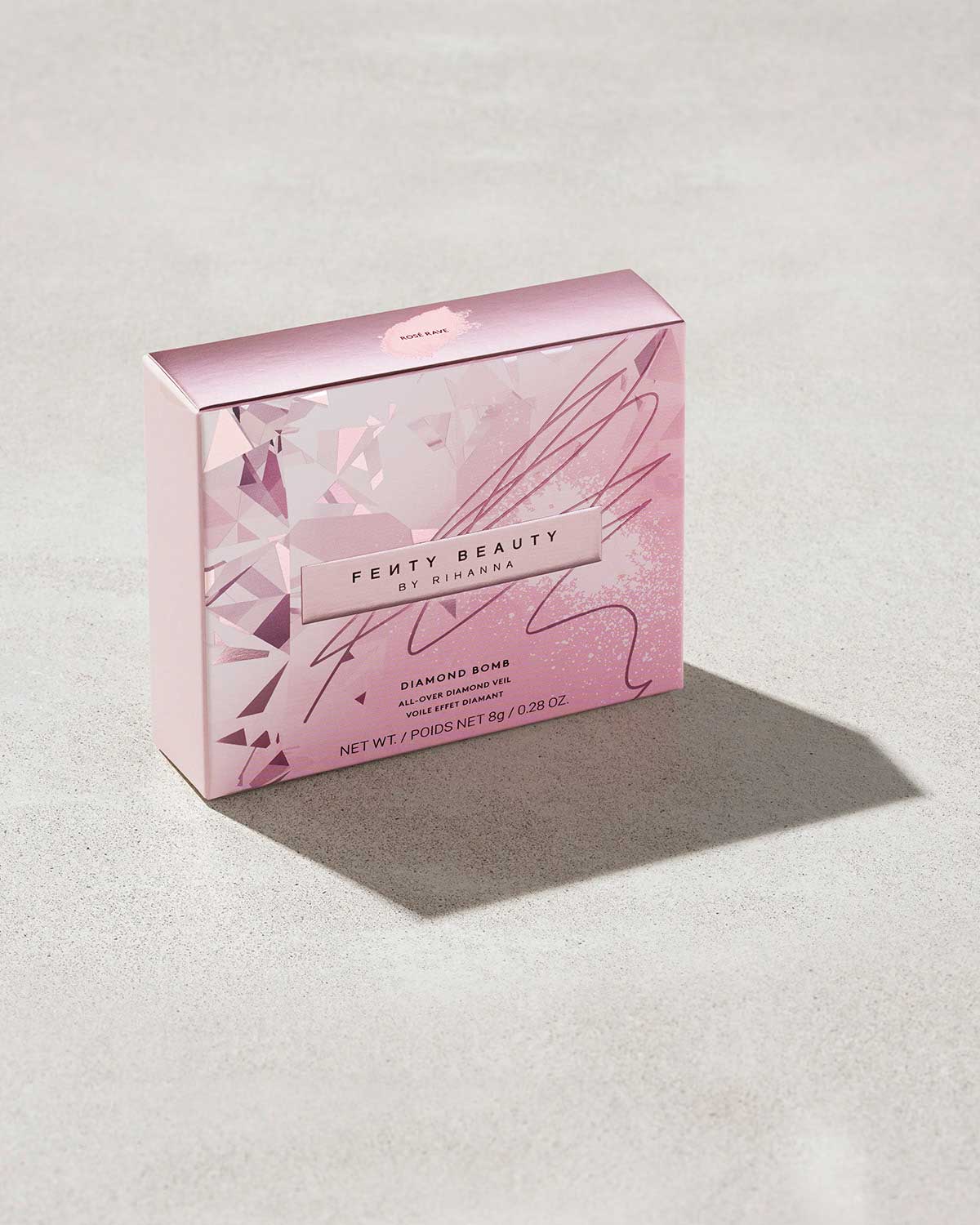 Diamond Bomb All-Over Diamond Veil — Rosé Rave