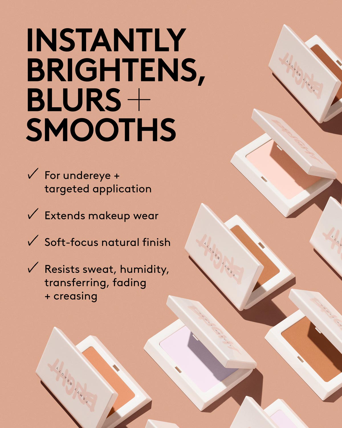 Bright Fix Instant Brightening + Blurring Powder — Rose Quartz