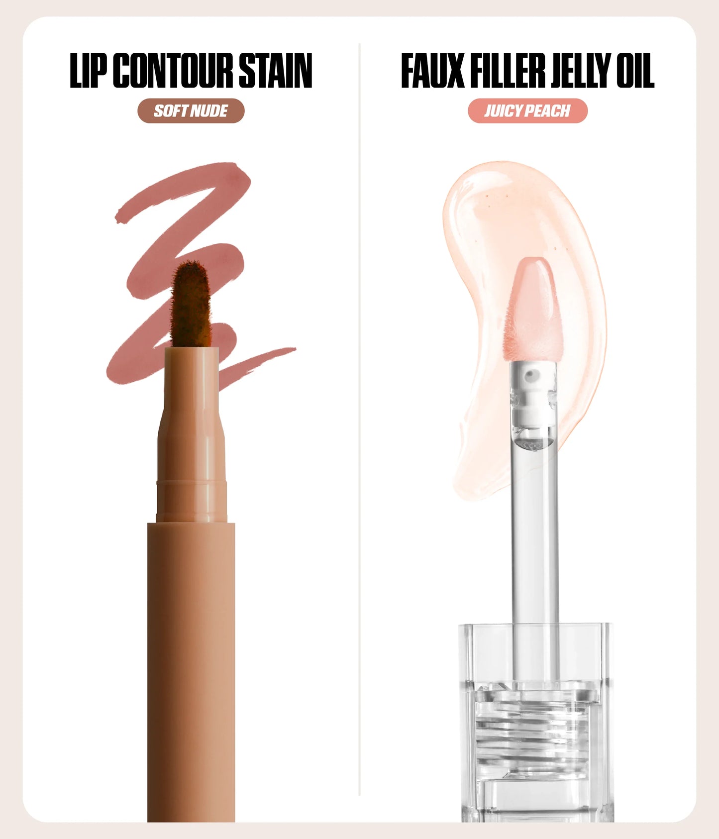 Makeout Sesh Lip Duo Peachy Nudes